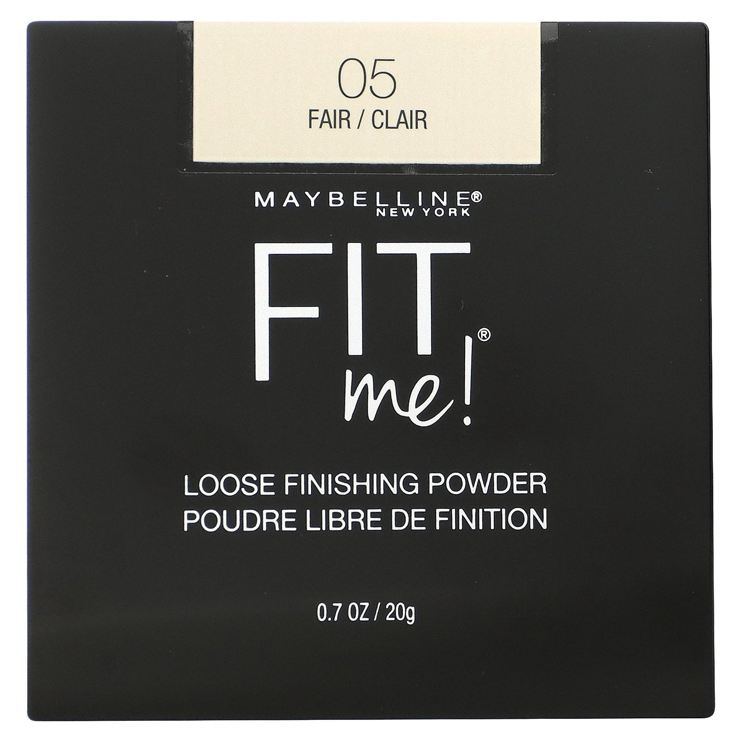 Maybelline, Fit Me, Loose Finishing Powder, 05 Fair, 0.7 oz (20 g)