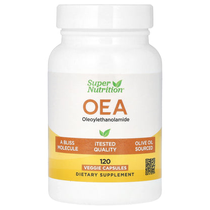 Super Nutrition, OEA Oleoylethanolamide, 125 mg, 120  Veggie Capsules