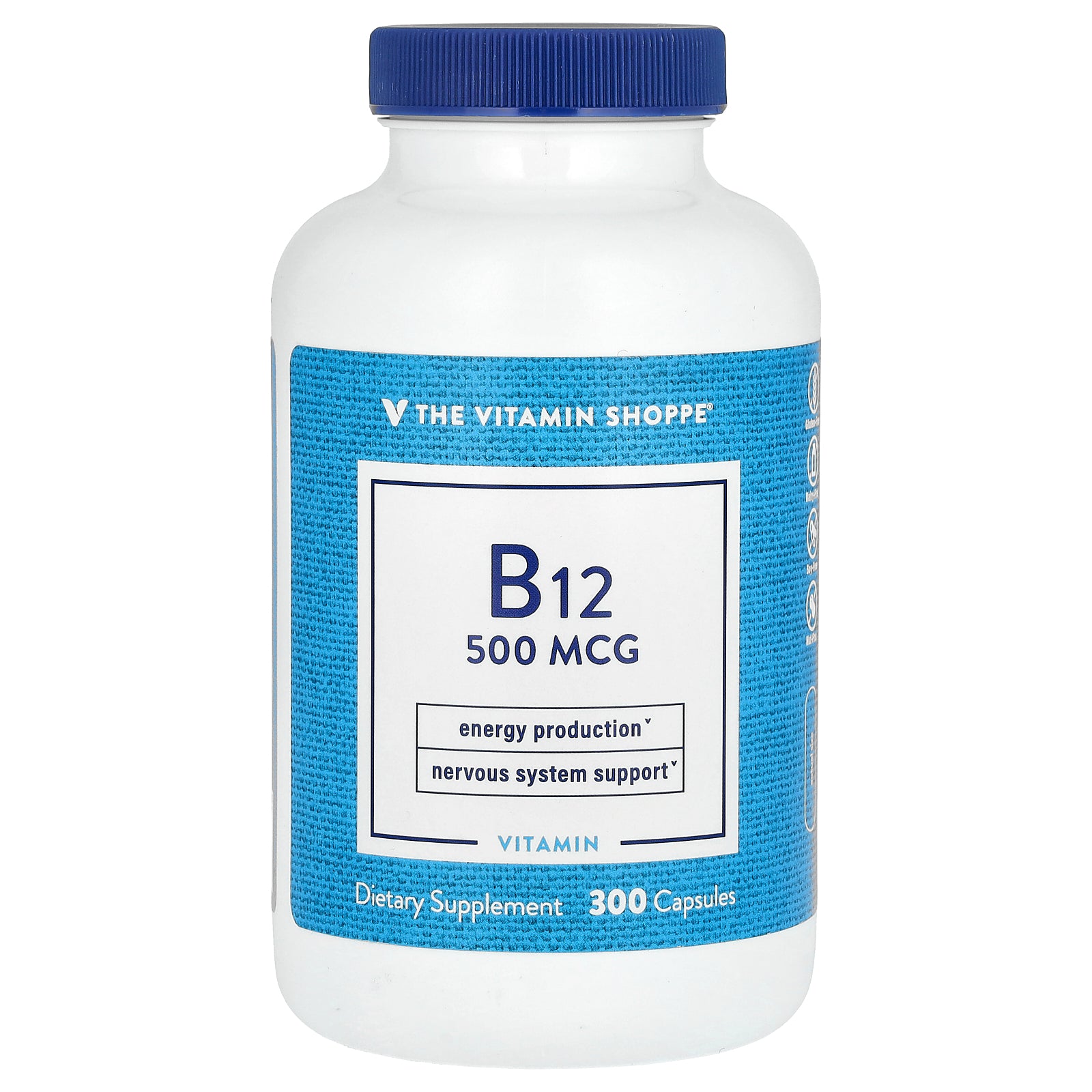The Vitamin Shoppe, Vitamin B12, 500 mcg, 300 Capsules