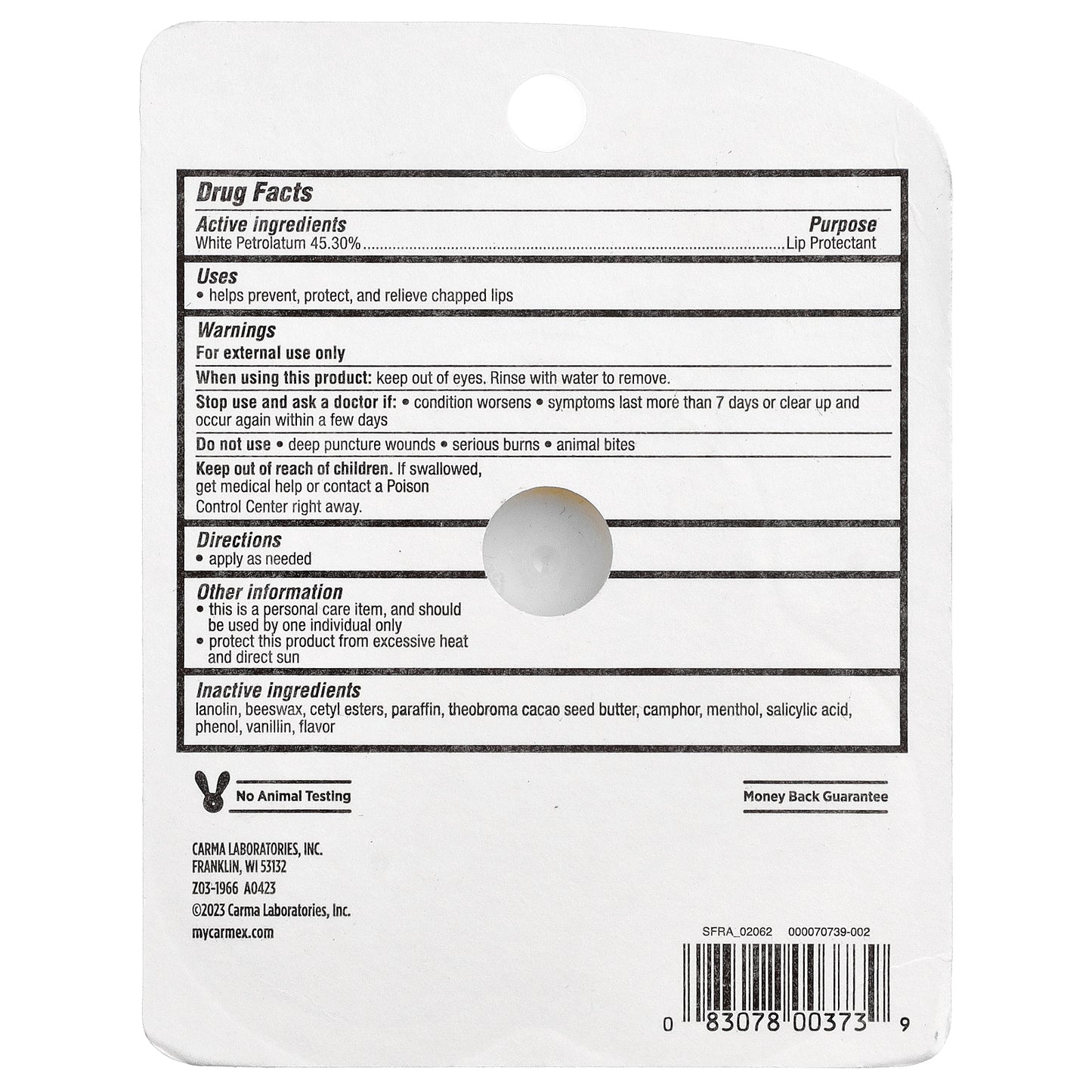 Carmex, Classic Lip Balm, Medicated, 3 Jars, 0.25 oz (7.5 g) Each