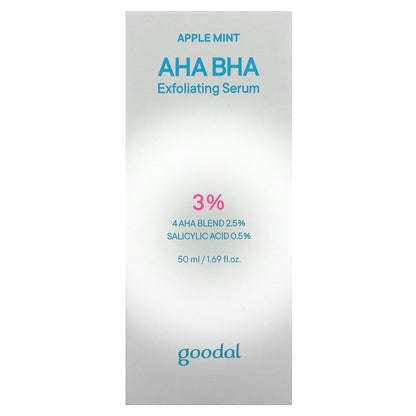 Goodal, AHA BHA 3% Exfoliating Serum, Apple Mint, 1.69 fl oz (50 ml)