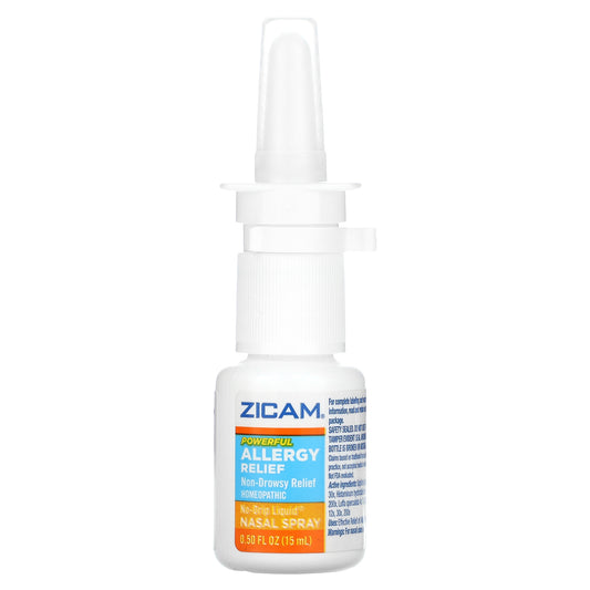 Zicam, Powerful Allergy Relief, No Drip Liquid Nasal Spray, 0.5 fl oz (15 ml)