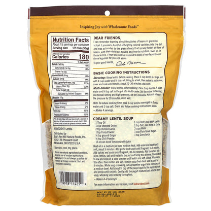 Bob's Red Mill, Brown Lentils, 27 oz (765 g)