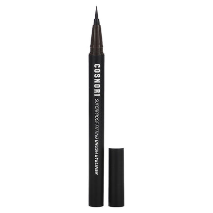 Cosnori, Superproof Fitting Brush Eyeliner, 02 Black Brown, 0.02 fl oz (0.6 g)