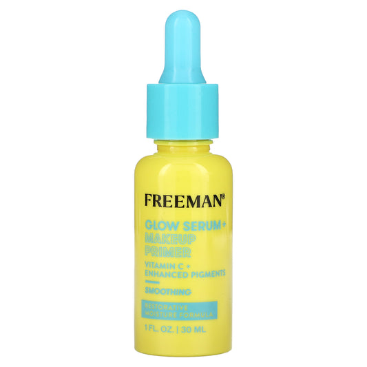 Freeman Beauty, Glow Serum + Makeup Primer, Smoothing, 1 fl oz (30 ml)