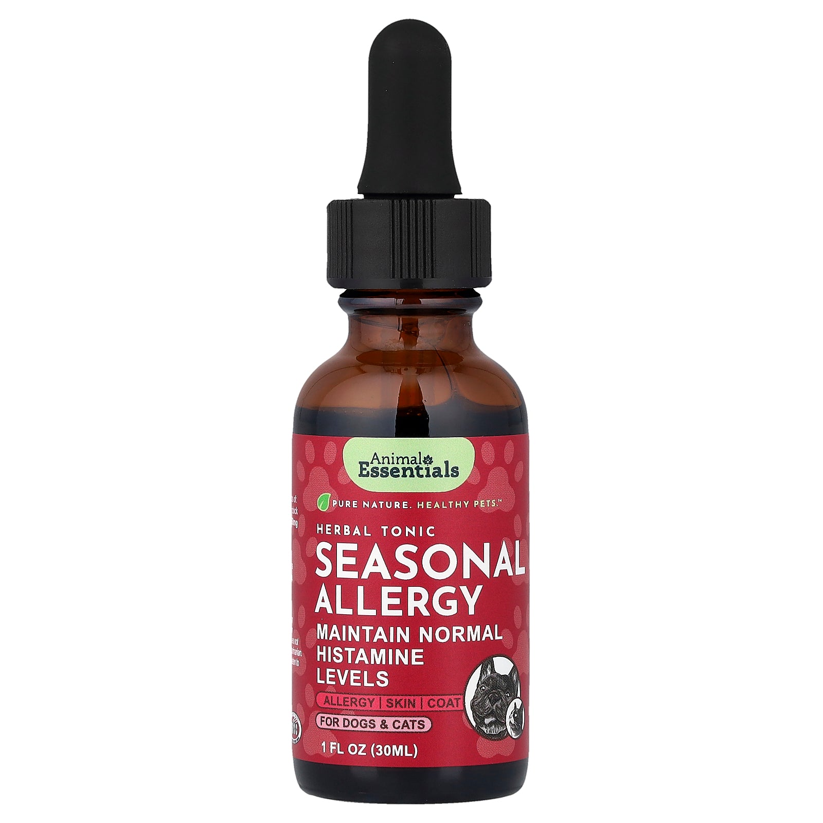 Animal Essentials, Seasonal Allergy, For Dogs & Cats, 1 fl oz (30 ml)