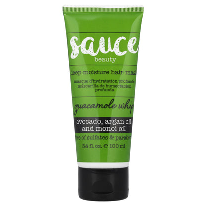 Sauce Beauty, Deep Moisture Hair Mask, Guacamole Whip , 3.4 fl oz (100 ml)