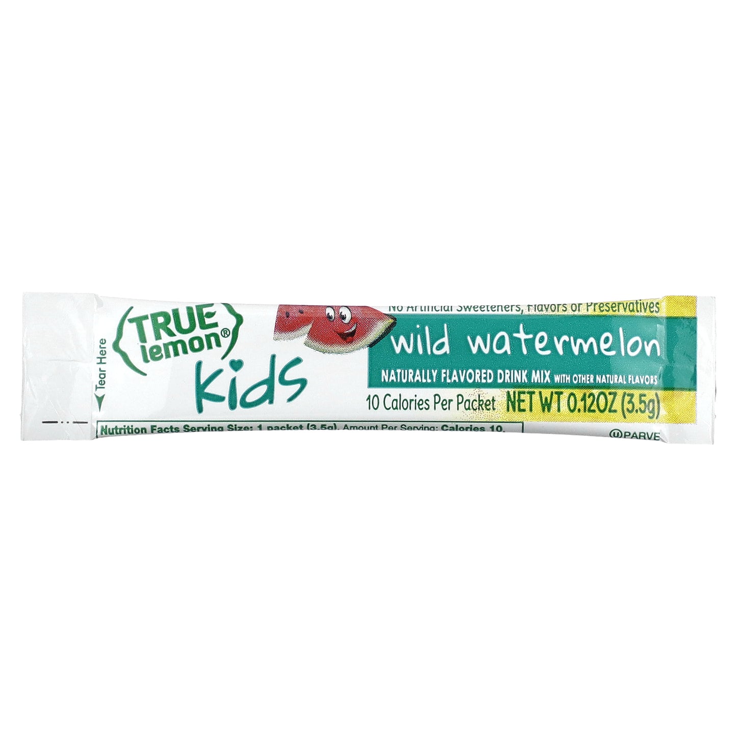 True Citrus, Kids, True Lemon, Wild Watermelon, 10 Packets, 0.12 oz (3.5 g) Each