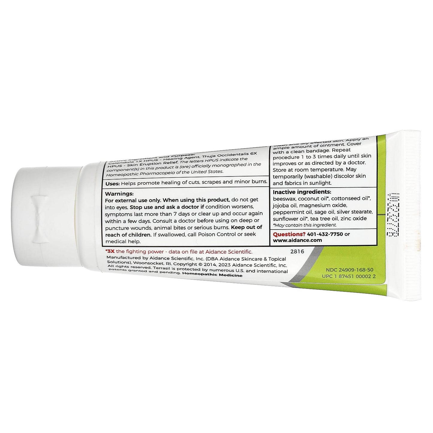 Terrasil, Infection Protection Wound Care Ointment, 1.7 oz (50 g)