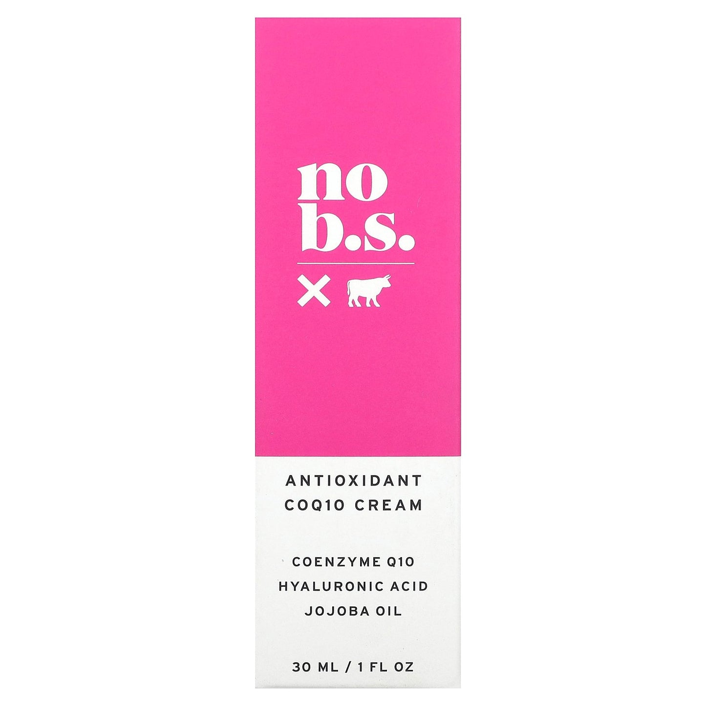 No BS Skincare, Antioxidant COQ10 Cream, 1 fl oz (30 ml)